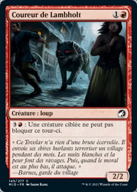 Coureur de Lambholt, carte Magic MID 145 — extension Innistrad : chasse de minuit