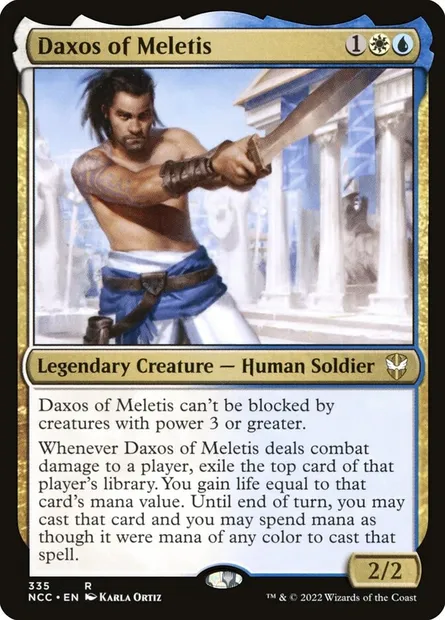 Daxos of Meletis, Magic card NCC 335 — New Capenna Commander set