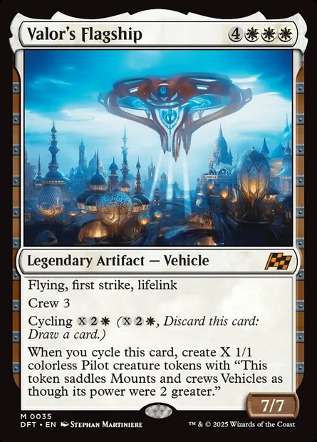 Valor's Flagship, Magic card DFT 35 — Aetherdrift set