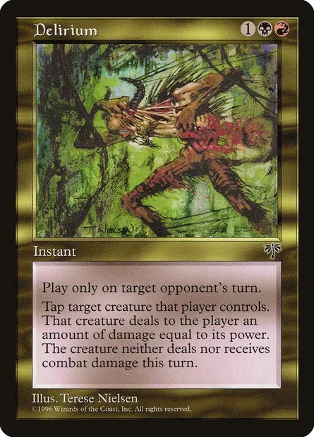Delirium, Magic card MIR 260 — Mirage set