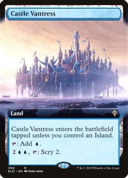 Castle Vantress, Magic card ELD 390 — Throne of Eldraine set
