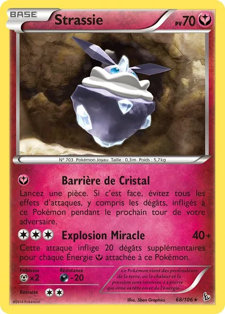 Strassie, carte Pokémon FLF 68 — extension Étincelles