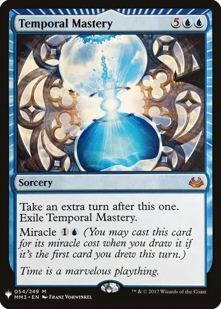 Maîtrise temporelle, carte Magic PLST MM3-54 — extension The List