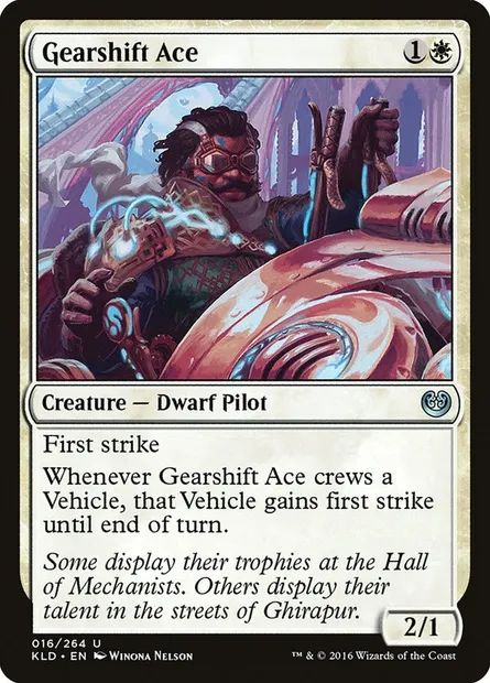 Gearshift Ace, Magic card KLD 16 — Kaladesh set