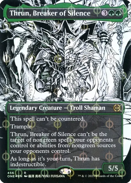 Thrun, briseur de silence, carte Magic ONE 456 — extension Tous Phyrexians