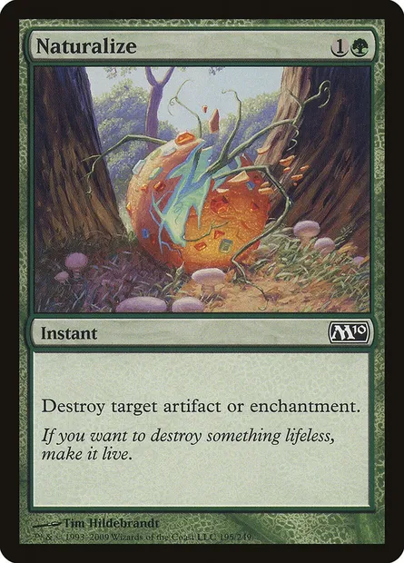 Naturalize, Magic card M10 195 — Magic 2010 set