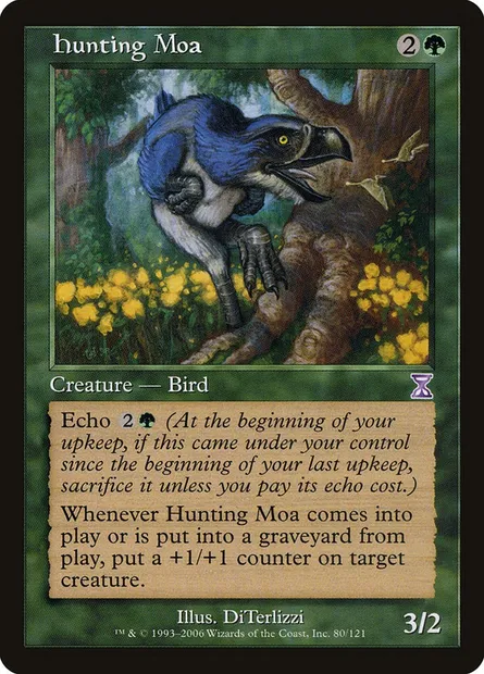 Hunting Moa, Magic card TSB 80 — Time Spiral Timeshifted set