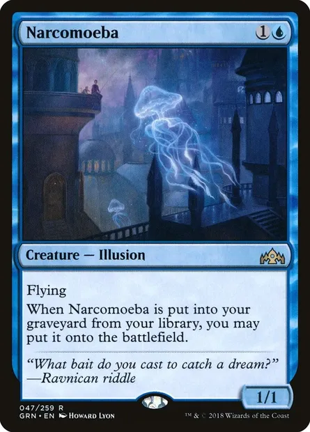 Narcomoeba, Magic card GRN 47 — Guilds of Ravnica set