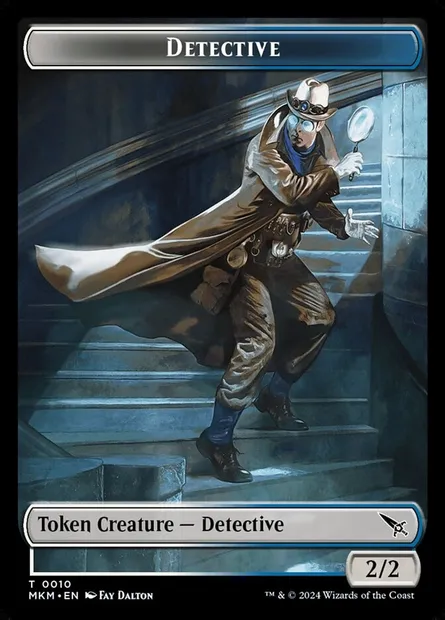 Detective, Magic card TMKM 10 — Murders at Karlov Manor Tokens set