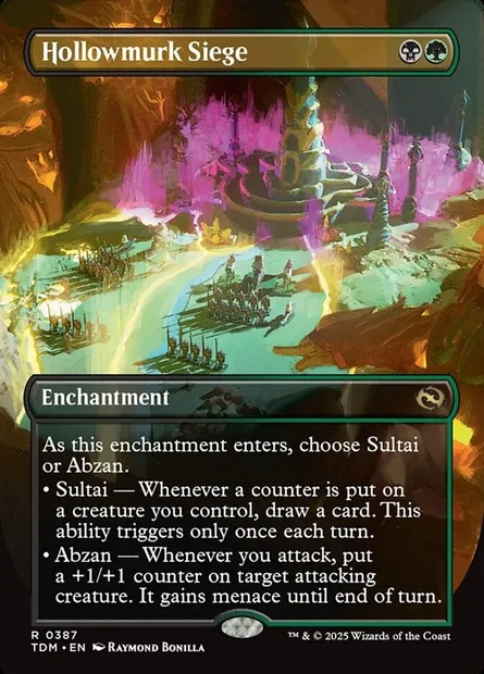 Hollowmurk Siege, Magic card TDM 387 — Tarkir: Dragonstorm set