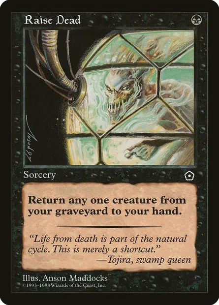 Raise Dead, Magic card P02 86 — Portal Second Age set