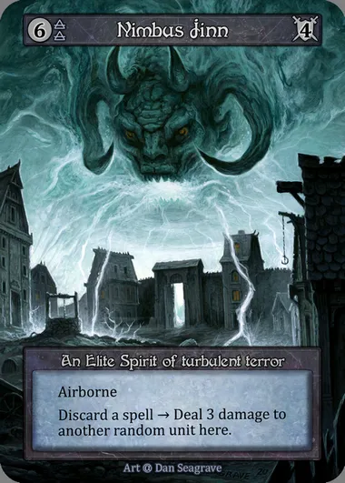 Nimbus Jinn, Sorcery card ALP 111 — Alpha set
