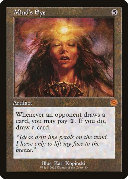Mind's Eye, Magic card BRR 33 — The Brothers' War Retro Artifacts set