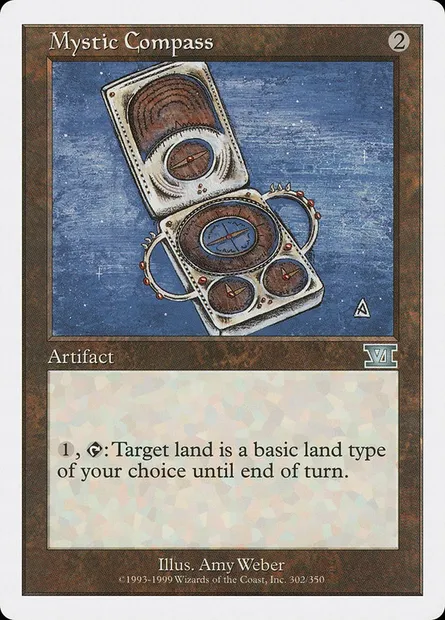 Mystic Compass, Magic card 6ED 302 — Classic Sixth Edition set