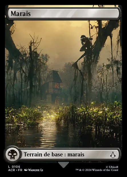 Marais, carte Magic ACR 106 — extension Assassin's Creed