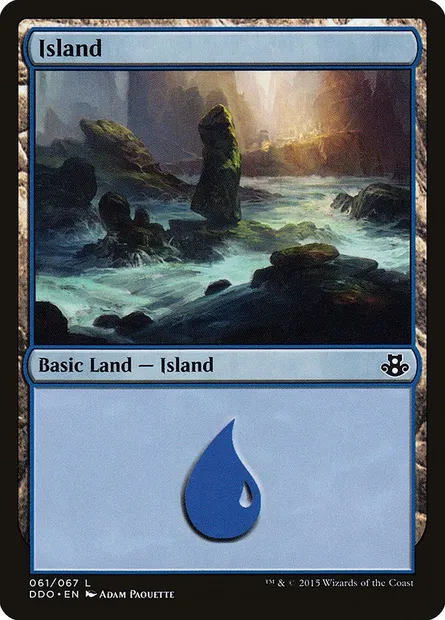 Island, Magic card DDO 61 — Duel Decks: Elspeth vs. Kiora set