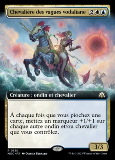 Chevalière des vagues vodaliane, carte Magic MOC 130 — extension March of the Machine Commander