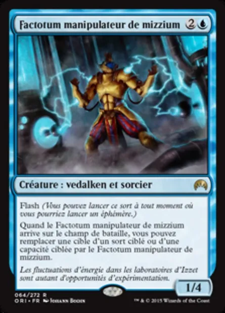 Factotum manipulateur de mizzium, carte Magic ORI 64 — extension Magic Origines
