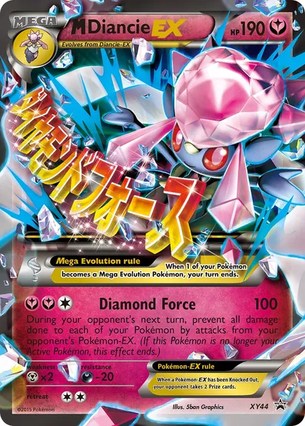 M Diancie EX, Pokémon card XY 44 — XY Black Star Promos set