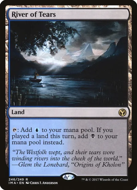 Rivière de larmes, carte Magic IMA 246 — extension Iconic Masters