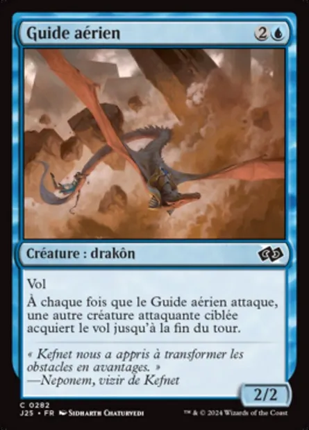 Guide aérien, carte Magic J25 282 — extension Foundations Jumpstart