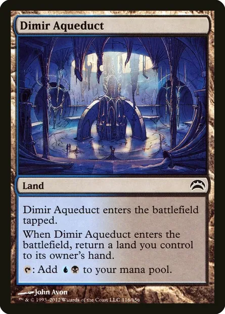 Dimir Aqueduct, Magic card PC2 116 — Planechase 2012 set