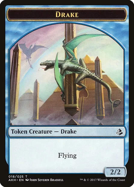 Drake, Magic card TAKH 18 — Amonkhet Tokens set