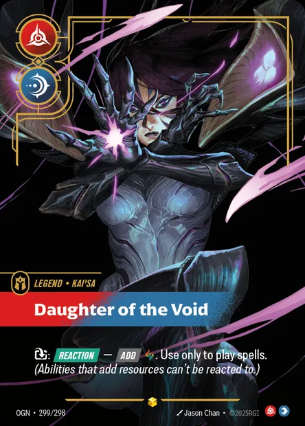 Daughter of the Void, Riftbound card OGN 299 — Origins set