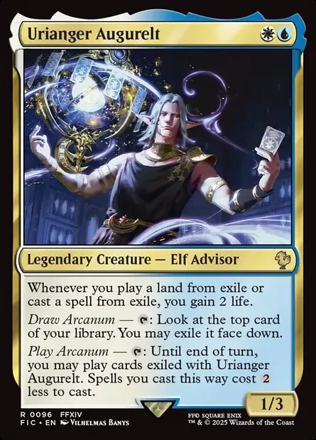 Urianger Augurelt, Magic card FIC 96 — Final Fantasy Commander set