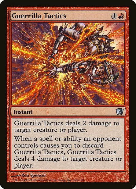 Guerrilla Tactics, Magic card 9ED 196★ — Ninth Edition set