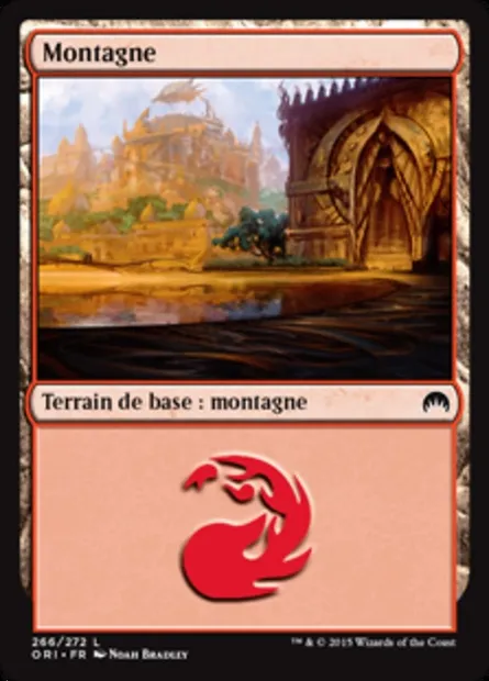 Montagne, carte Magic ORI 266 — extension Magic Origines