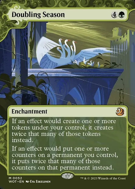 Doubling Season, Magic card WOT 52 — Wilds of Eldraine: Enchanting Tales set