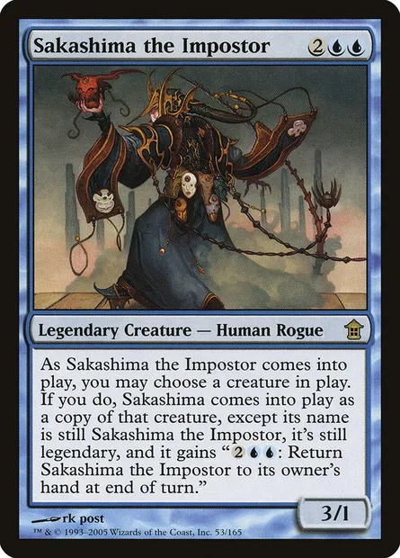 Sakashima the Impostor, Magic card SOK 53 — Saviors of Kamigawa set