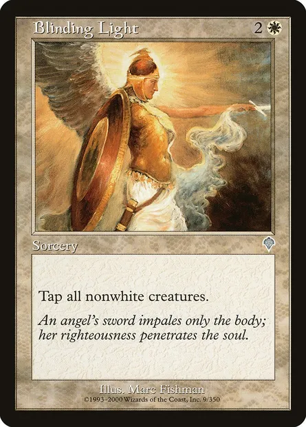 Blinding Light, Magic card INV 9 — Invasion set