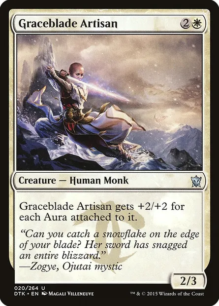 Graceblade Artisan, Magic card DTK 20 — Dragons of Tarkir set