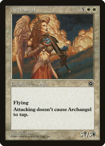 Archangel, Magic card P02 11 — Portal Second Age set