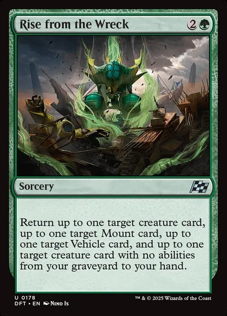 Rise from the Wreck, Magic card DFT 178 — Aetherdrift set