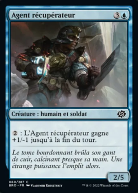 Agent récupérateur, carte Magic BRO 60 — extension La Guerre Fratricide