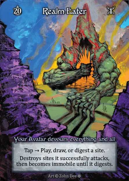 Realm-Eater, Sorcery card GOT 012 — Gothic set