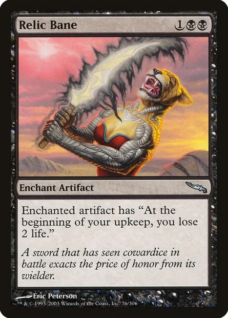 Ancien fléau, carte Magic MRD 76 — extension Mirrodin