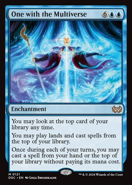 One with the Multiverse, Magic card DSC 121 — Duskmourn: House of Horror Commander set