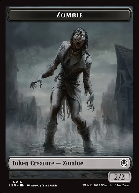 Zombie, Magic card TINR 10 — Innistrad Remastered Tokens set