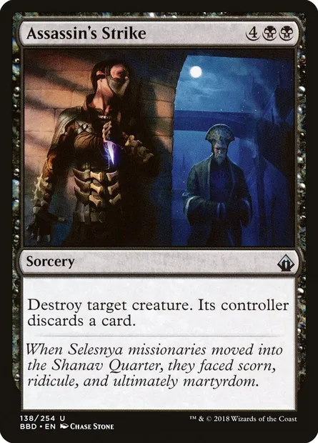 Assassin's Strike, Magic card BBD 138 — Battlebond set