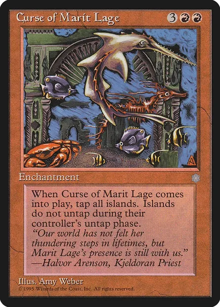 Curse of Marit Lage, Magic card ICE 181 — Ice Age set
