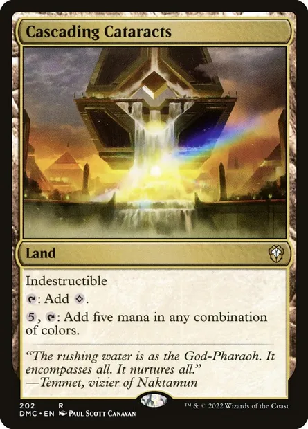 Cascading Cataracts, Magic card DMC 202 — Dominaria United Commander set