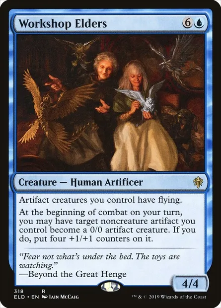 Workshop Elders, Magic card ELD 318 — Throne of Eldraine set