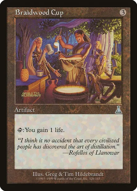 Braidwood Cup, Magic card UDS 126 — Urza's Destiny set
