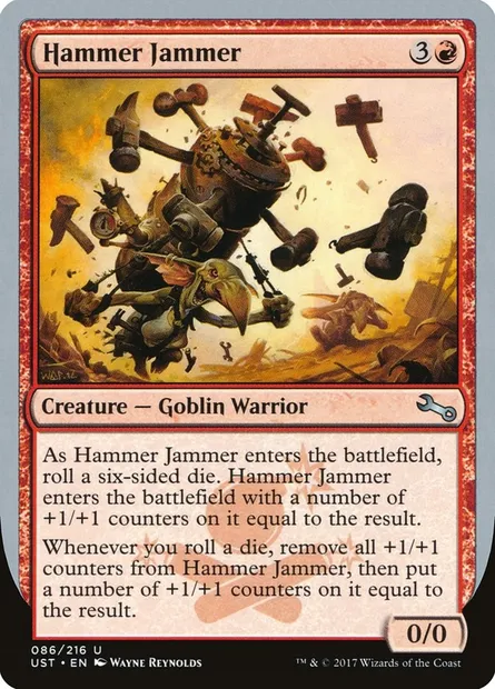 Hammer Jammer, carte Magic UST 86 — extension Unstable