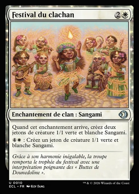 Festival du clachan, carte Magic ECL 10 — extension Lorwyn Eclipsed