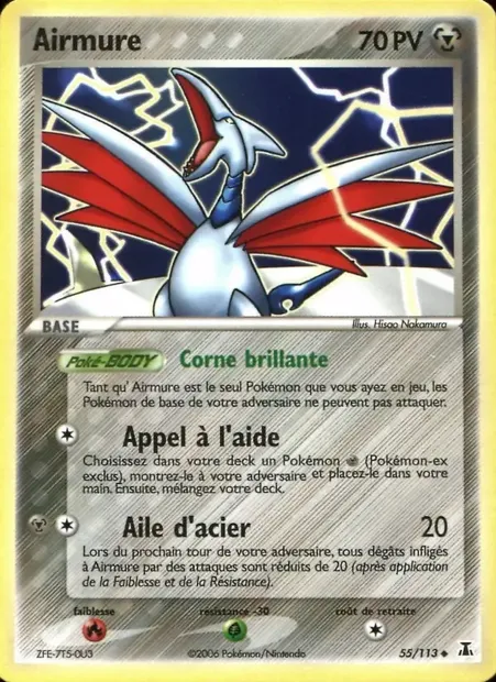 Airmure, carte Pokémon DS 55 — extension EX Espèces Delta
